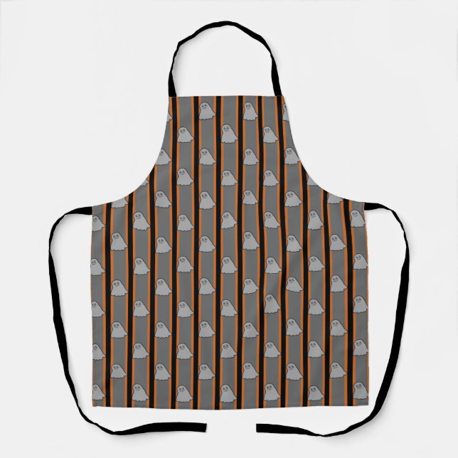 Fun and Fancy Halloween Ghosts Apron (Front)