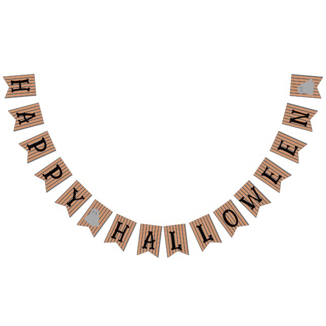 Fun and Fancy Halloween Ghosts Bunting Flags (All)