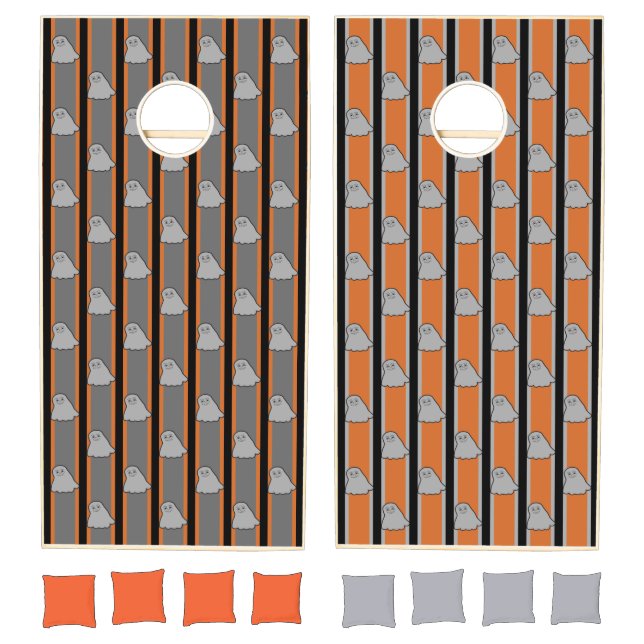 Fun and Fancy Halloween Ghosts Cornhole Set (Set)