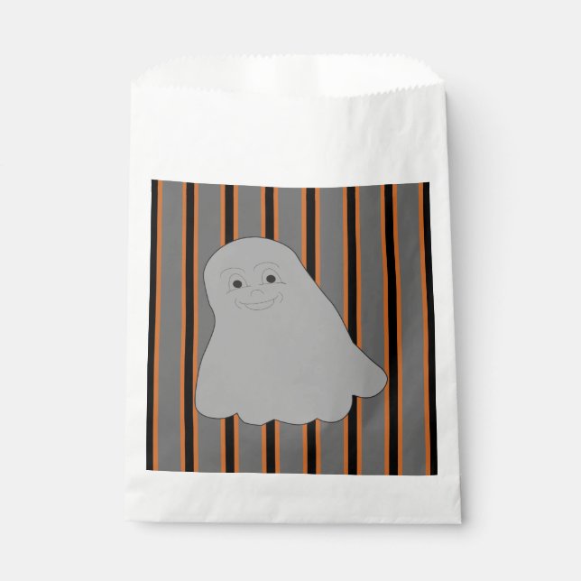 Fun and Fancy Halloween Ghosts Favor Bag (Front)