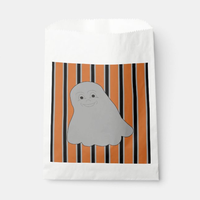 Fun and Fancy Halloween Ghosts Favor Bag (Front)