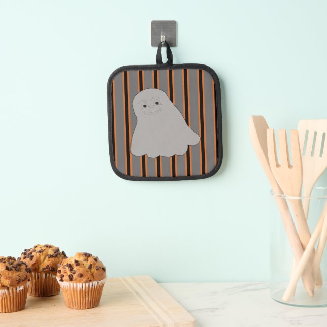 Fun and Fancy Halloween Ghosts Pot Holder (Insitu(Hanging))