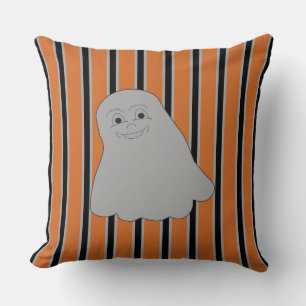 Fun and Fancy Halloween Ghosts Throw Pillow