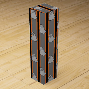 Fun and Fancy Halloween Ghosts Wine Box