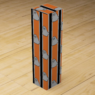 Fun and Fancy Halloween Ghosts Wine Box