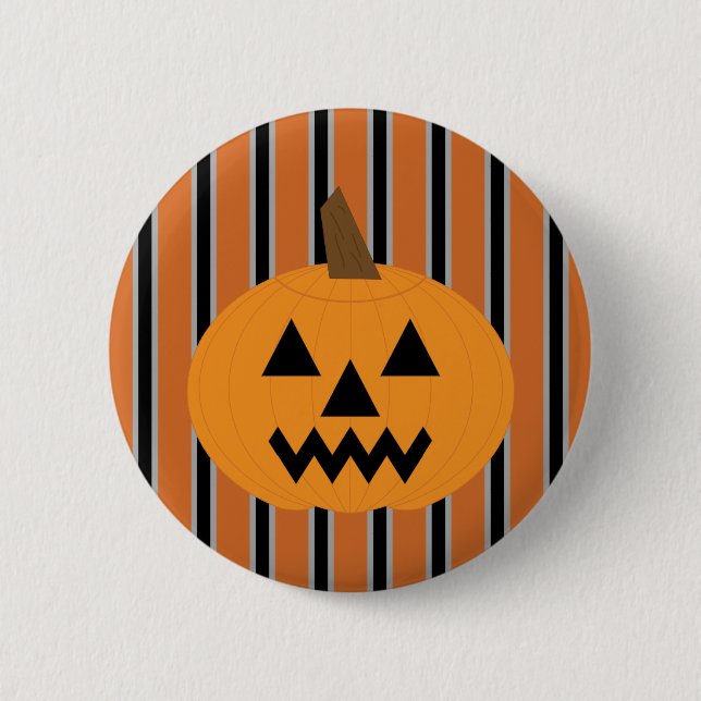 Fun and Fancy Halloween Pumpkins Button (Front)