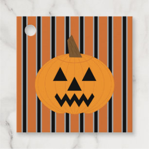 Fun and Fancy Halloween Pumpkins Favor Tags