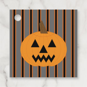 Fun and Fancy Halloween Pumpkins Favor Tags