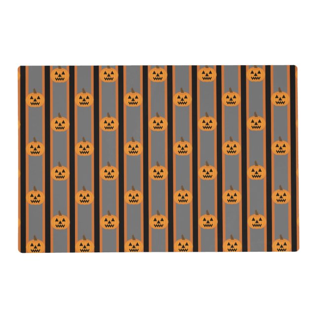 Fun and Fancy Halloween Pumpkins Placemat (Front)