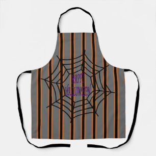 Fun and Fancy Halloween Spider Webs Apron