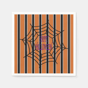 Fun and Fancy Halloween Spider Webs Napkins