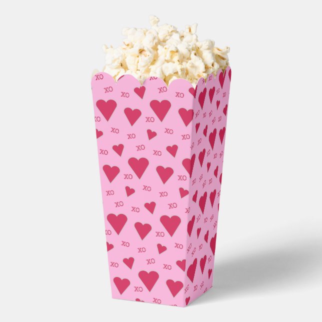 Fun and Fancy Heart Popcorn Favor Boxes (Popped)