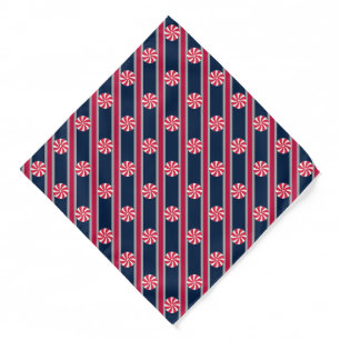 Fun and Fancy Peppermint Candy Bandana
