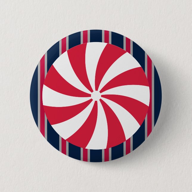 Fun and Fancy Peppermint Candy Button (Front)