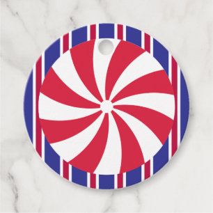Fun and Fancy Peppermint Candy Favor Tags