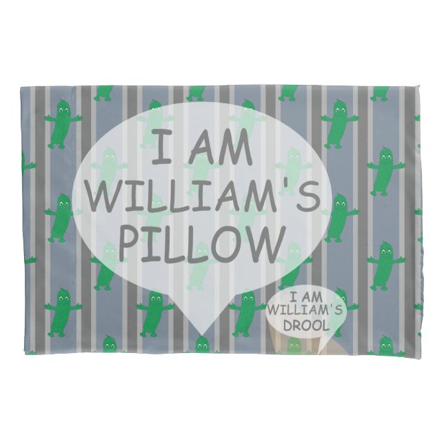 Fun and Fancy Pickle Pillow Case (Front)