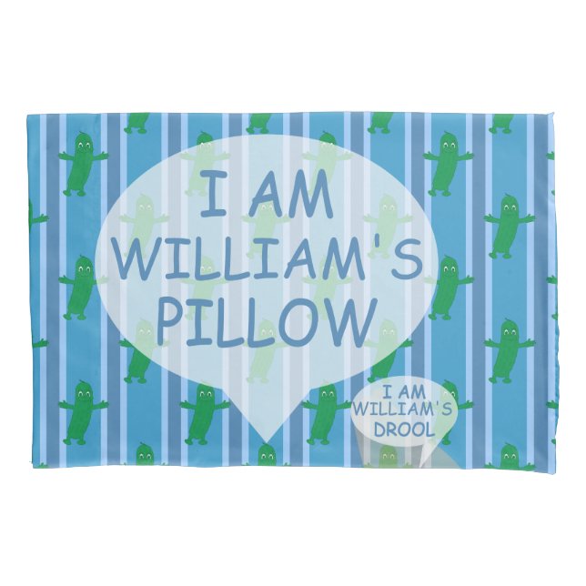 Fun and Fancy Pickle Pillow Case (Front)