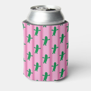 Fun and Fancy Pink Pickle Can Cooler
