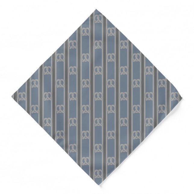 Fun and Fancy Pretzel Bandana (Front)