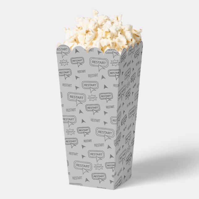 Fun and Fancy Restart Popcorn  Favor Boxes (Popped)