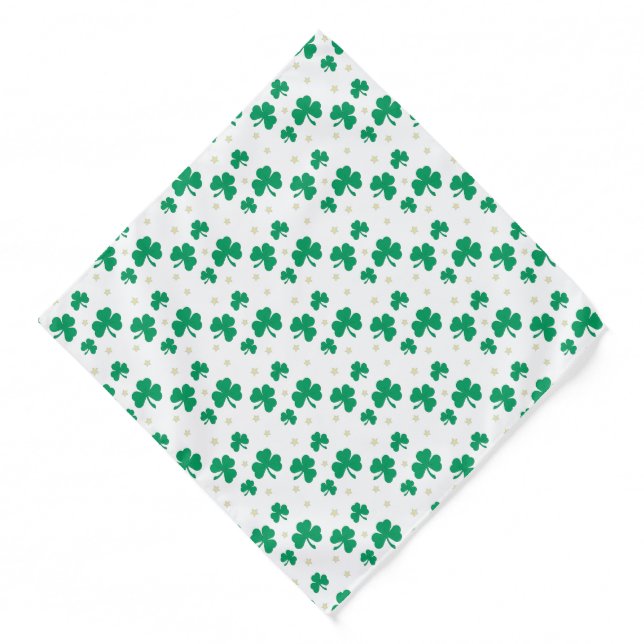 Fun and Fancy Shamrock Bandana (Front)