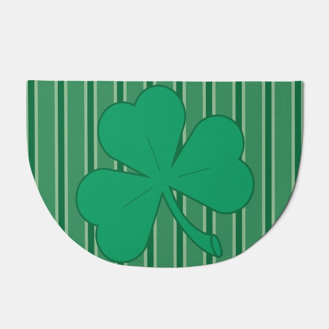 Fun and Fancy Shamrock Doormat (Front)