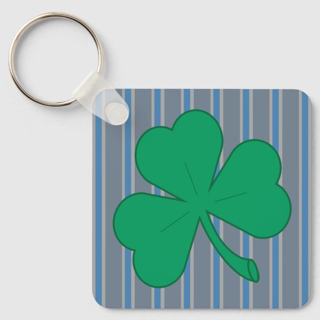 Fun and Fancy Shamrock Keychain (Front)