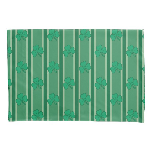 Fun and Fancy Shamrock Pillow Case (Front)