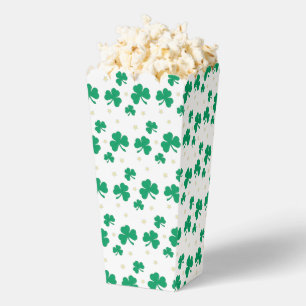 Fun and Fancy Shamrock Popcorn Favor Boxes