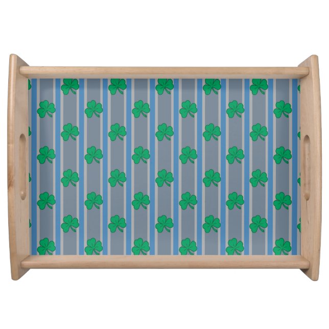 Fun and Fancy Shamrock Serving Tray (Front)