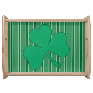 Fun and Fancy Shamrock Serving Tray