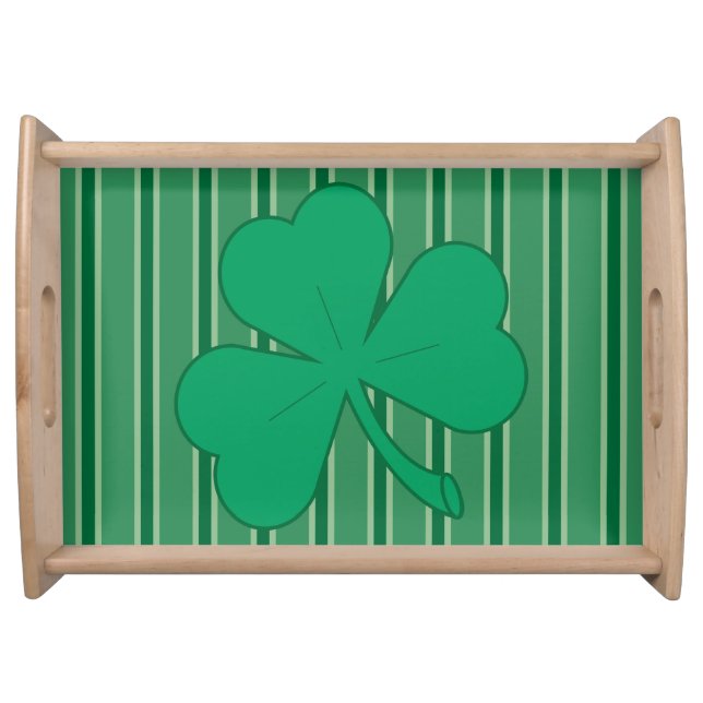 Fun and Fancy Shamrock Serving Tray (Front)