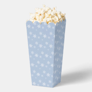 Fun and Fancy Snowflake Popcorn Favor Boxes