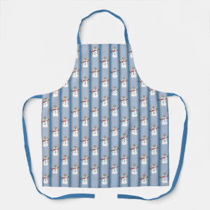 Fun and Fancy Snowman Detective Apron