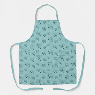 Fun and Fancy Ukulele Tuning Song Music Note Apron