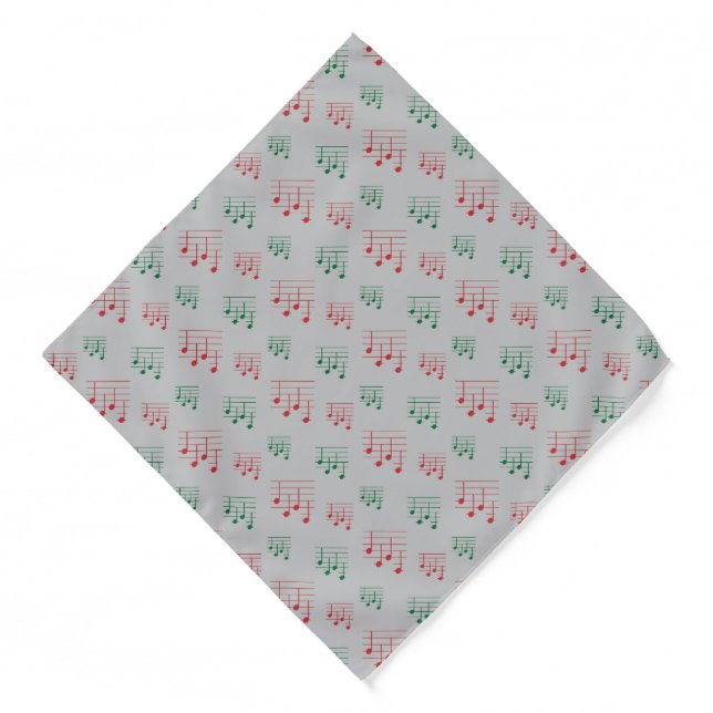Fun and Fancy Ukulele Tuning Song Music Note Bandana (Front)