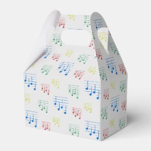 Fun and Fancy Ukulele Tuning Song Music Note Favor Boxes