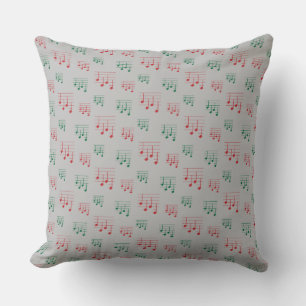 Fun and Fancy Ukulele Tuning Song Music Note Throw Pillow