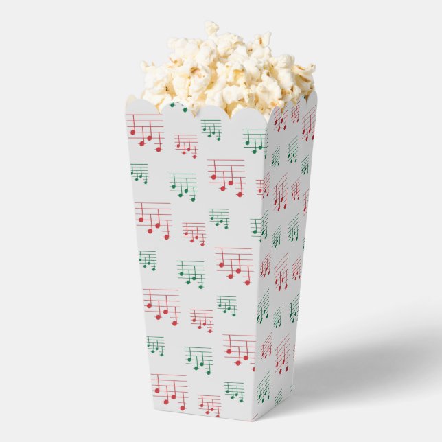Fun and Fancy Ukulele Tuning Song Music Popcorn Favor Boxes (Popped)