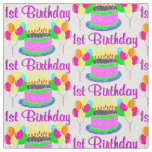 FUN AND FESTIVE 1ST BIRTHDAY FABRIC
