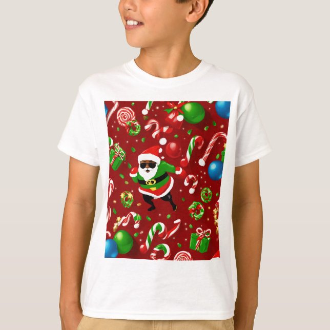 Fun and Festive Holiday Design T-Shirt (Front)