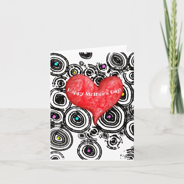 Fun and funky Mother’s Day Card (Front)