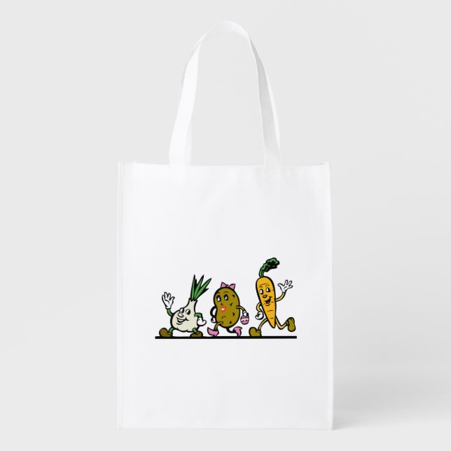 Fun and humor, reusable bag ! (Front)