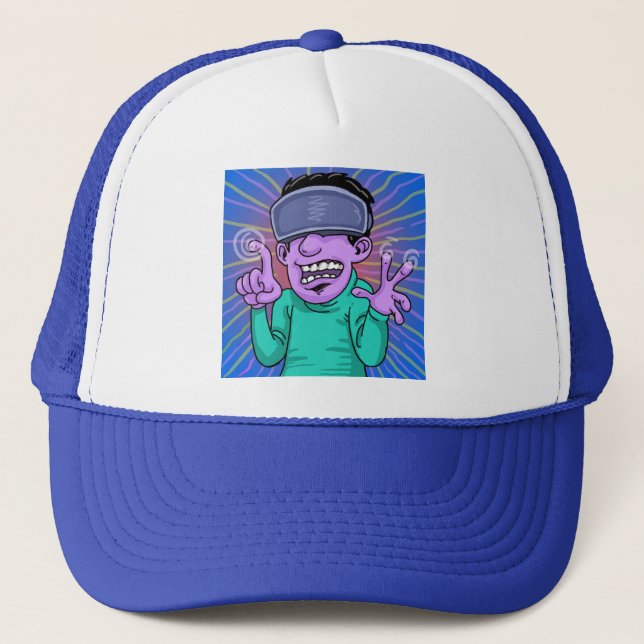 Fun and humor ! trucker hat (Front)