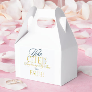 Fun and Inspiring YikeCITED(TM) Favor Boxes
