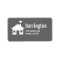 Fun and Modern Charcoal Gray Address Label