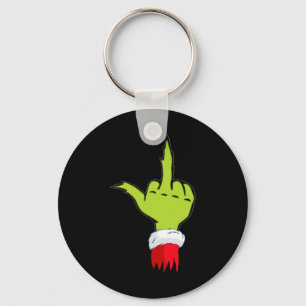 Fun And Naughty Christmas Top Adult Humor Anti Chr Keychain