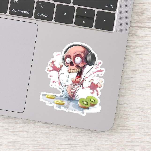 Fun and Spooky Design Sticker (Detail)