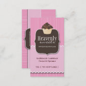Fun and Whimsical Cupcake | Bakery Business Card (Front/Back)