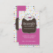 Fun and Whimsical Cupcake | Bakery Business Card (Front/Back)